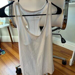 white ribbed tank top